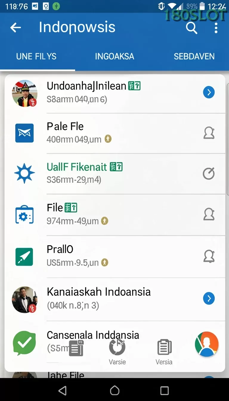 Cuplikan layar KING88 — menu navigasi